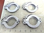 (4) Quick-release Clamping Rings Aluminum/plastic, Dn 32-40 Iso-kf B9B4. Fixed Price $29.50.