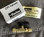 1/4" Tube Brass Instrumentation Ball Valve Parker 4Z-B2LJ2-BP. Fixed Price $22.40.
