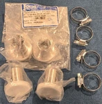 Lot Of 4 Ideal Vacuum Tubing Adapter KF25 1" Pvc Hose Stainless Steel P101390. Fixed Price $82.77.