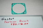 Gasket Replaces Busch 480.112.00 Cylinder. Fixed Price $16.00.