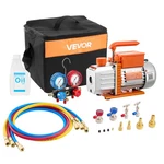 Vevor Vacuum Pump And Gauge Set 4.5 Cfm 1/3 Hp Single Stage Manifold. Fixed Price $129.99.