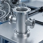 Mdc 6.0" To 3.38" Cf Conflat 4-WAY Reducer Cross DN100 DN50. Fixed Price $344.25.