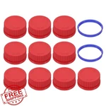 Patikil GL45 Screw Caps 45MM Polypropylene Red Seal Bottles 10PCS. Fixed Price $31.99.