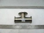 Amat 0050-14937 Stainless Steel Vacuum Fitting KF-50 NW50 To (2) KF-40 NW40. Fixed Price $64.99.