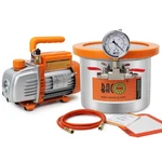 Vacuum Chamber 1.5 Gallon 3.6 Cfm Tempered Glass Degassing Bacoeng Pump Wood. Fixed Price $209.99.