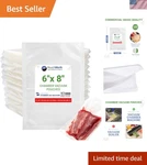Versatile 1,000 Pcs 3 Mil Vacuum Chamber Bags - Ideal For Food Preservation. Fixed Price $82.34.