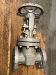 Newco 2" Gate Valve Class 300 Wcb 77 B16.34 Stainless Stem 13F-CB2 600 624. Fixed Price $250.00.