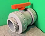 Nibco Chemtrol 3" MB611AF True Union Ball Valve, In, Socket, Cpvc Body, New. Fixed Price $375.00.