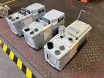Lot Of Edwards Rotary Vane Vacuum Pumps 2X RV3 A65201906 & 1X RV5 NGF338000. Fixed Price $1499.93.