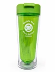 Green Acrylic Double Wall Tumbler Zerion World Best Form Builder Flip Lid. Fixed Price $15.76.