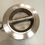 Ssi 0600-150WTTTM-T 6" Wafer Double Disc Inline Check Valve Stainless Steel 150#. Fixed Price $1089.99.